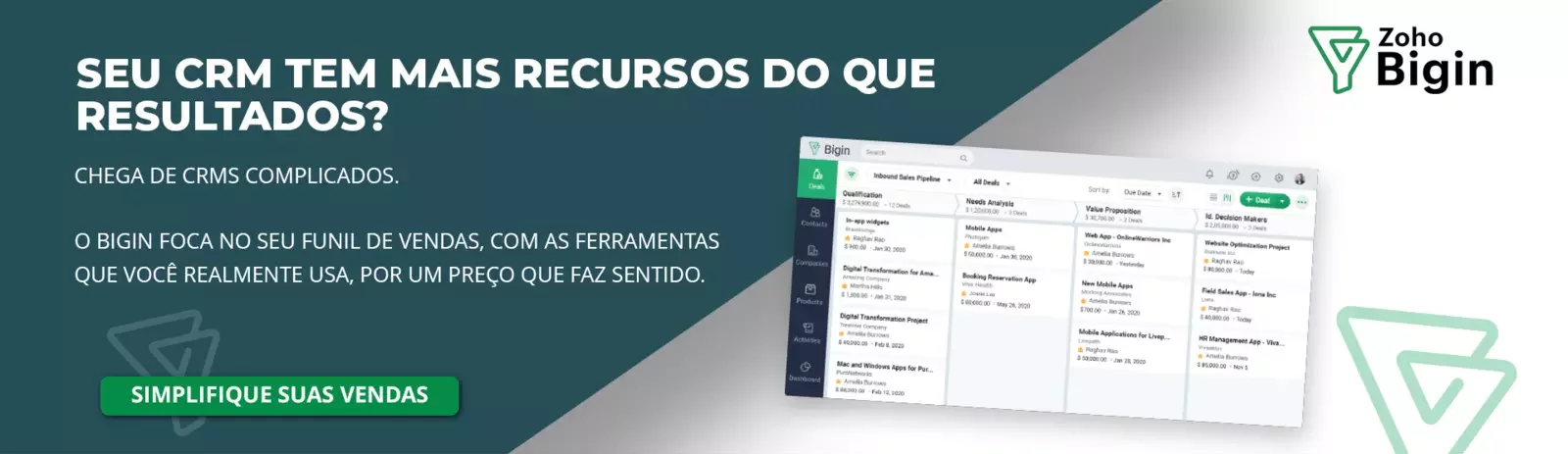 Zoho Bigin
