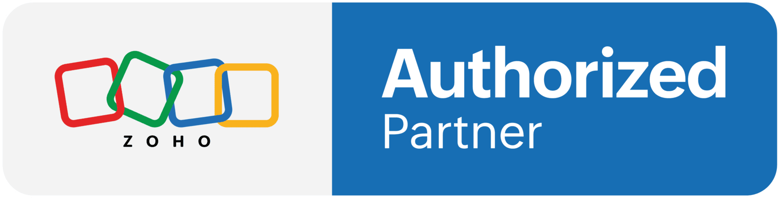 Selo de Parceria Zoho Authotized Partner